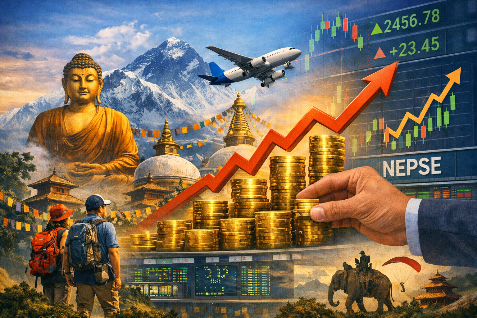 शेयर बजारमा हिस्सा बढाउँदै नेपालको पर्यटन क्षेत्र, सात कम्पनी सूचीकृत हुँदा अझै १६ कम्पनी आईपीओ पाइपलाइनमा